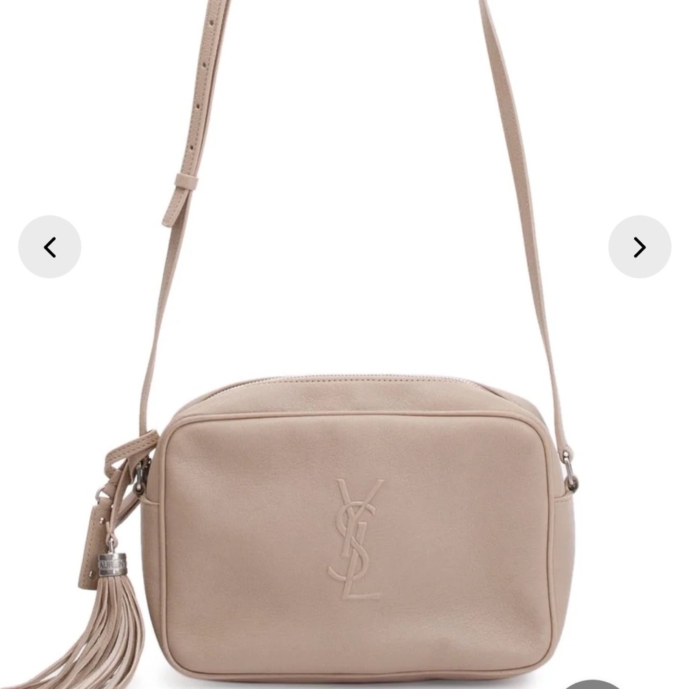 Authentic Beige Monogram Leather Small Lou Camera Bag - Picture 6 of 6
